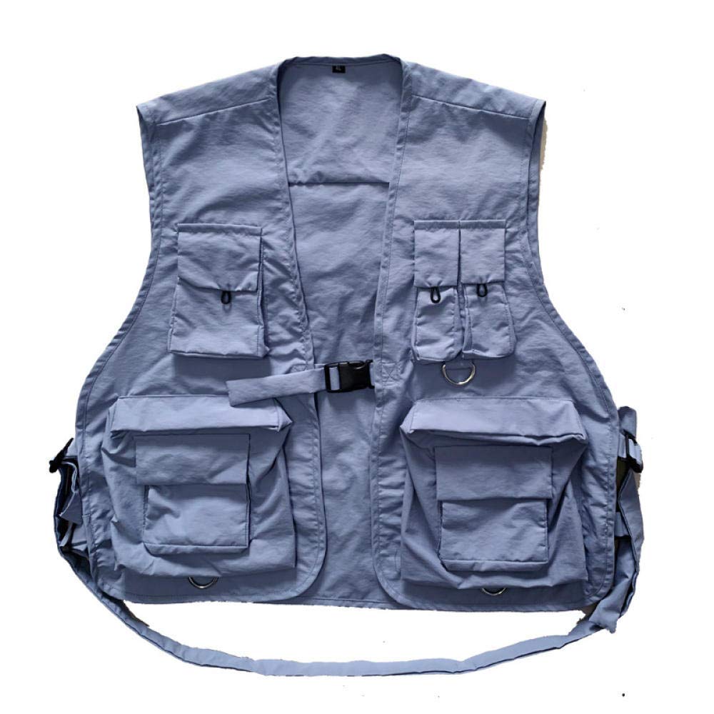 Gilet de pêche à poche pour la pêche à la mouche pour homme et femme Vêtements