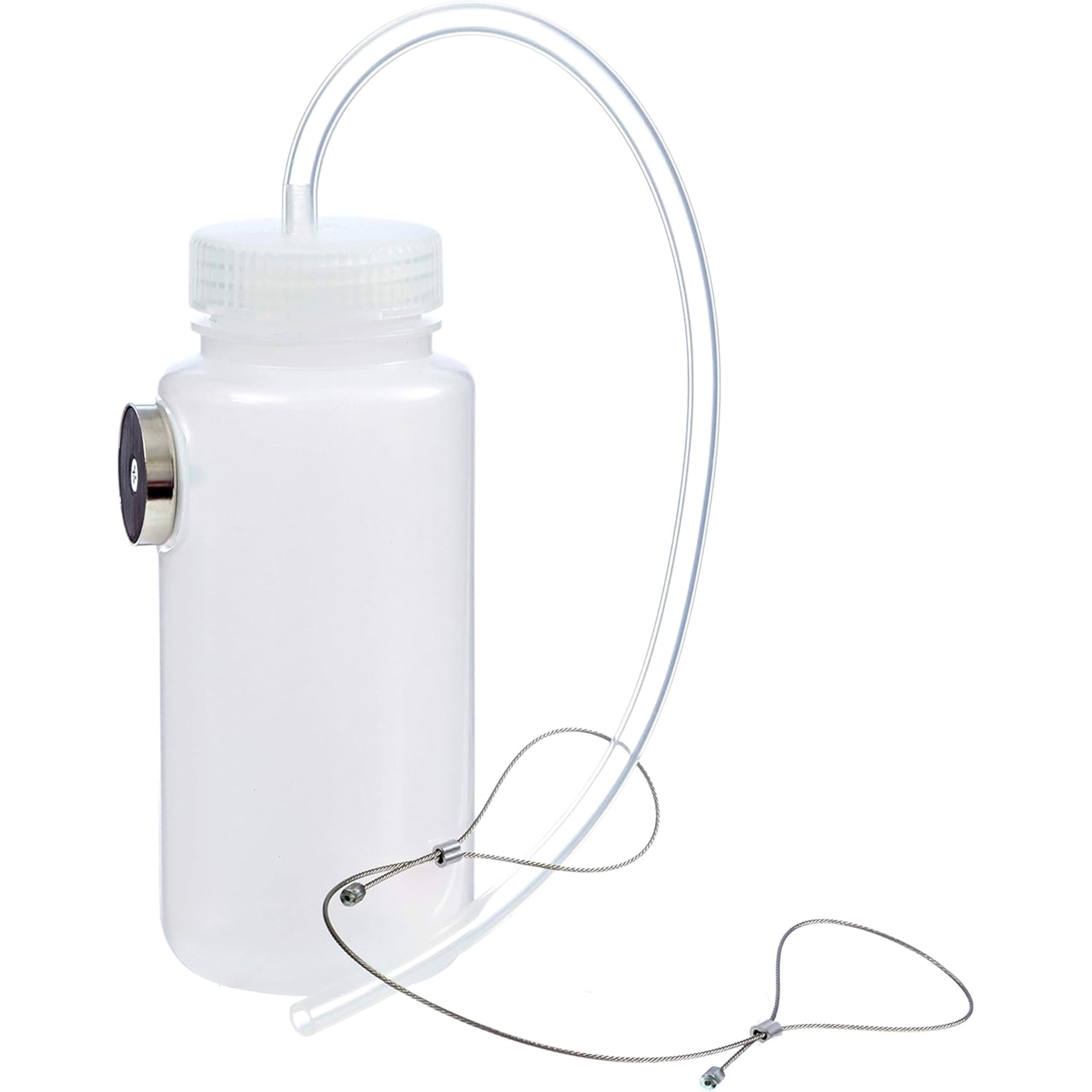 Mission Automotive Kit de Purga de Frenos de 16 oz, purgador de líquido de Frenos fácil de Usar para una Persona con Soporte magnético y cordón para Colgar, para Sistemas de Frenos