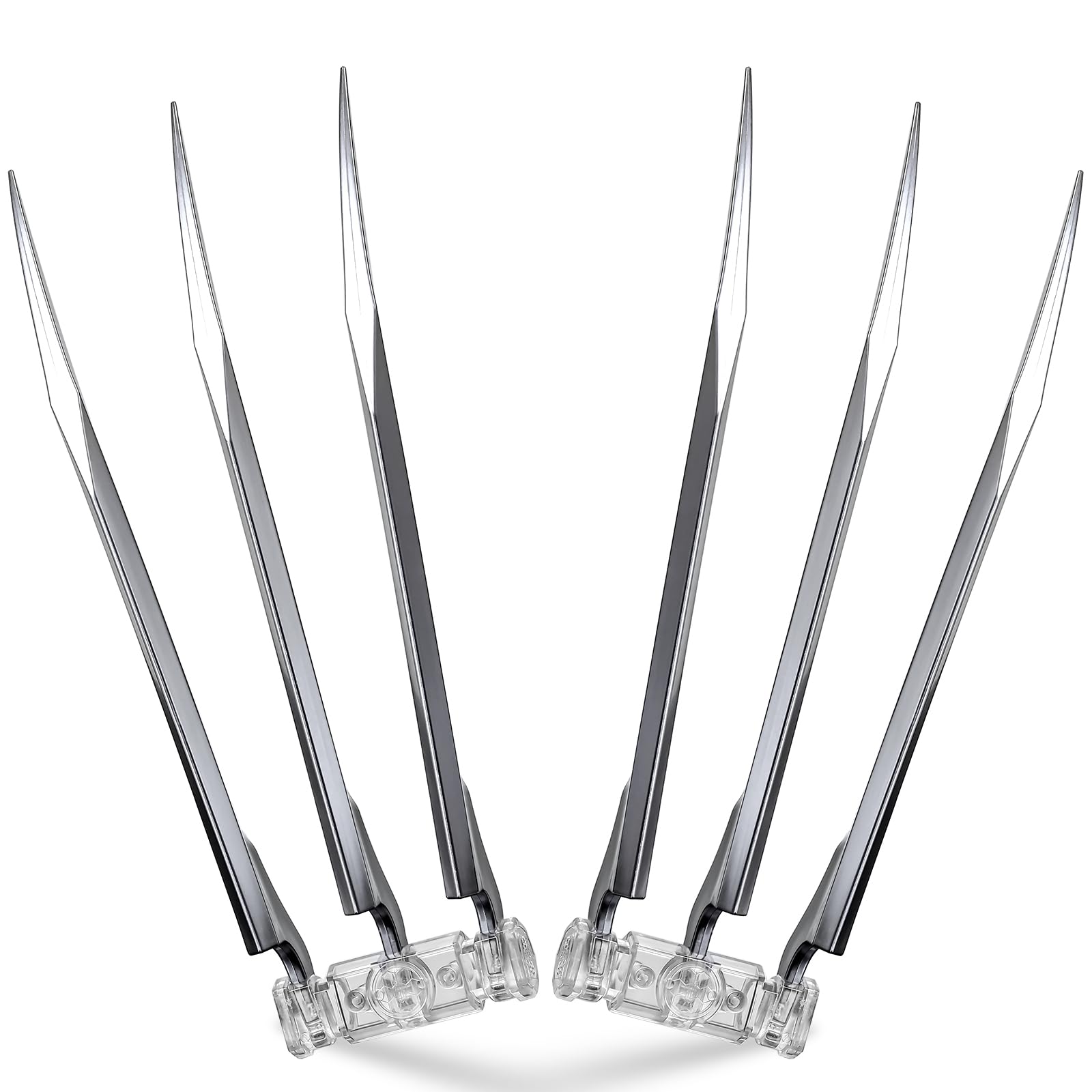 DMAR Plastic Wolf Claws for Adults, Wolf Claws for Cosplay, One Pair (Assembly Required)