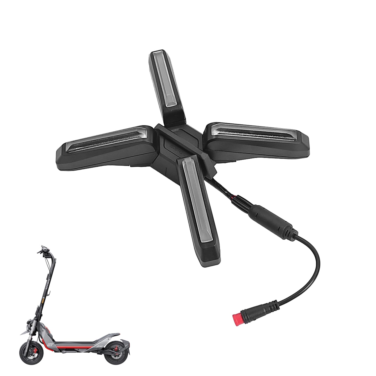 Okandomo Headlight for Segway Ninebot ZT3 ZT3 Pro Headlight for Electric Scooter Front Light for Scooter Accessories Replacement