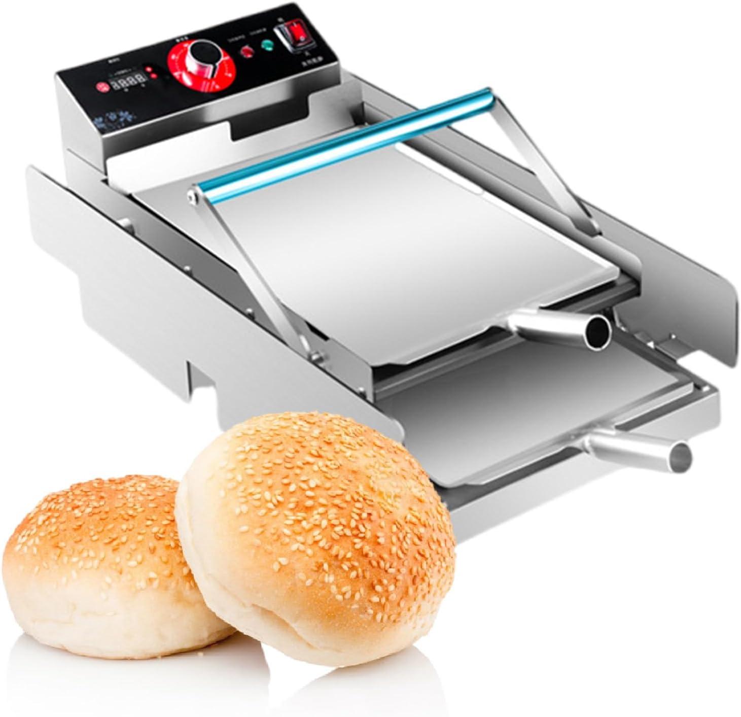 Commercial Toaster for Hamburger, Restaurant Toasters 220V 750W/2000W Toaster Oven, Hamburger Bread Bun Toaster for Restaurant Big