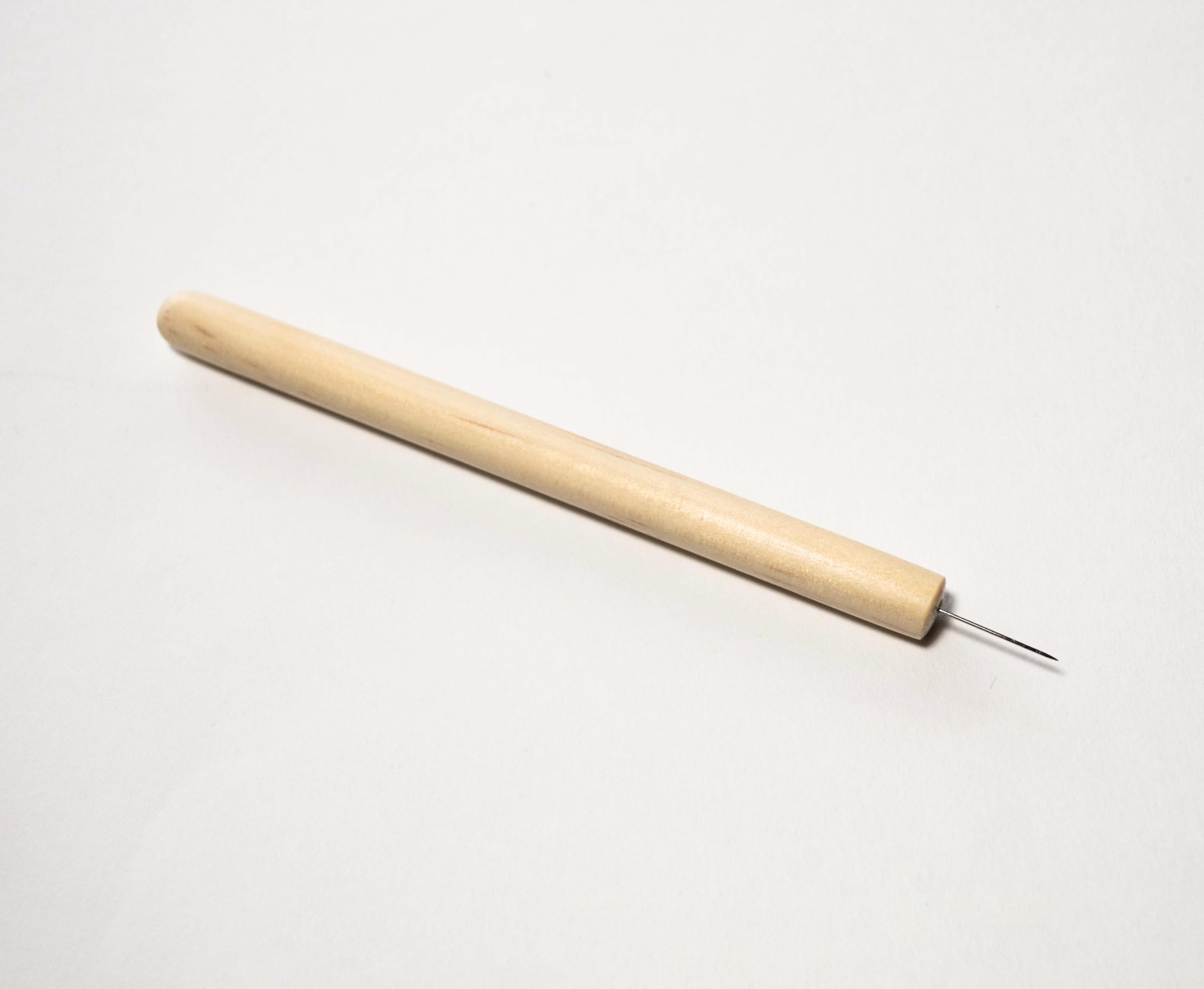 Generic Bobbin Lace Pricker, Lifter, Lifter Pusher - Orange - Wood - Modern Style - All Seasons - Adults - Non-Foldable - Ornate Theme - 1x5x1 Inches - Ideal for Lace Making & Quilted Ornaments