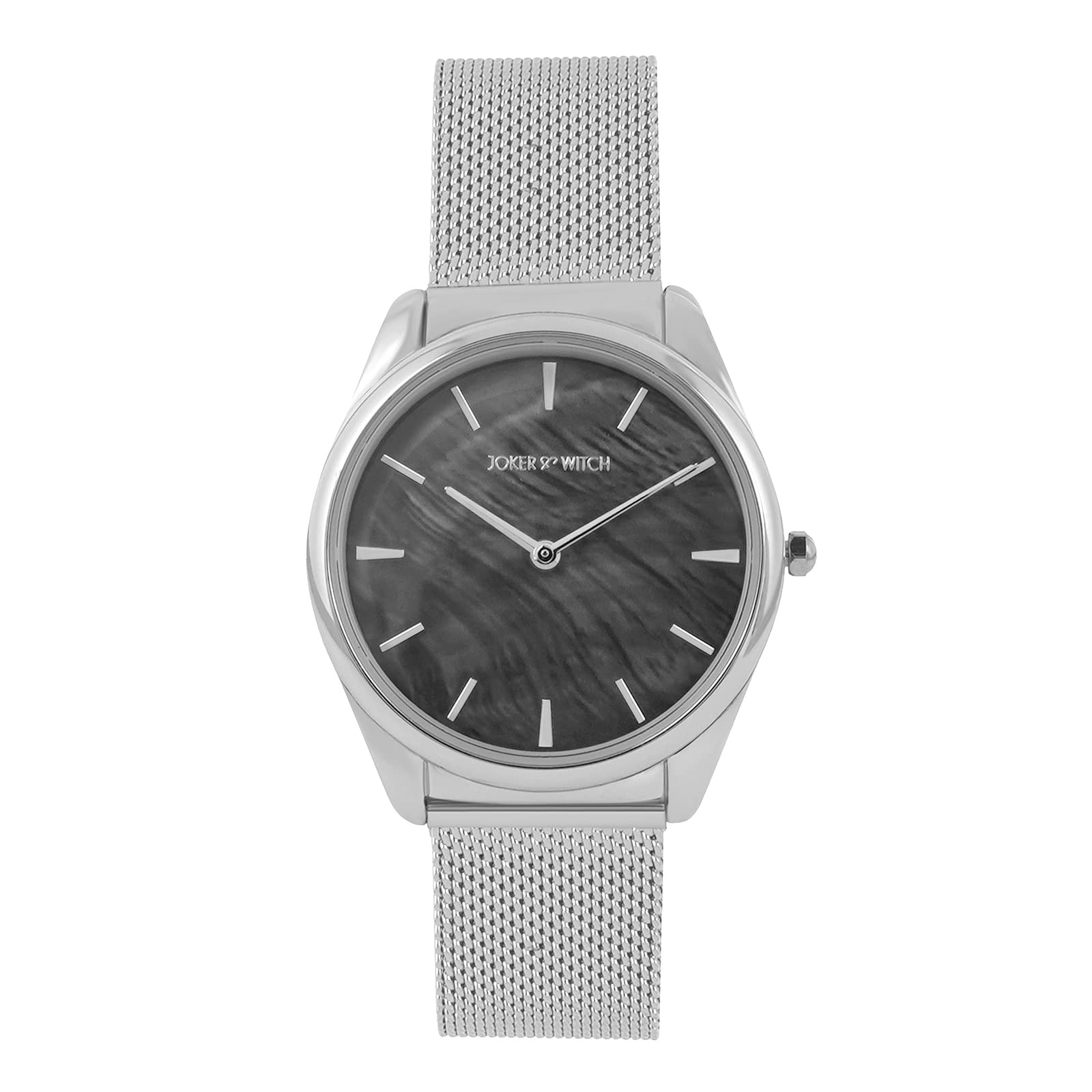 Joker & Witch Venice Grey Marble Dial Silver Stainless Steel Mesh Analogue Watch for Women (B0BBFFNK2N) Amazon Price History, Amazon Price Tracker