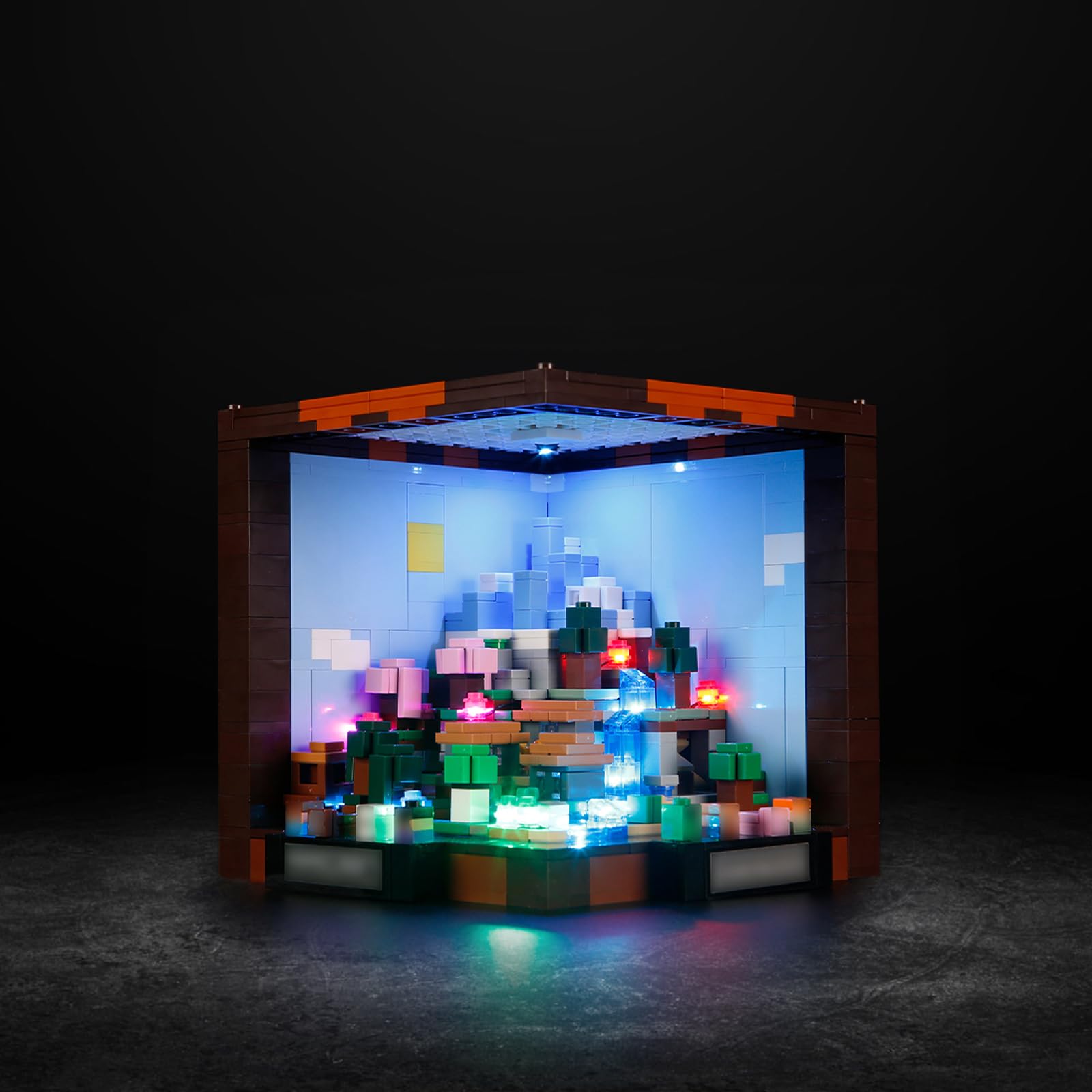 Vaodest Led Light for Lego 21265 The Crafting Table Building Blocks Model,Design and Configuration Compatible with Model 21265(Led Light Only, Not Building Block Kit)