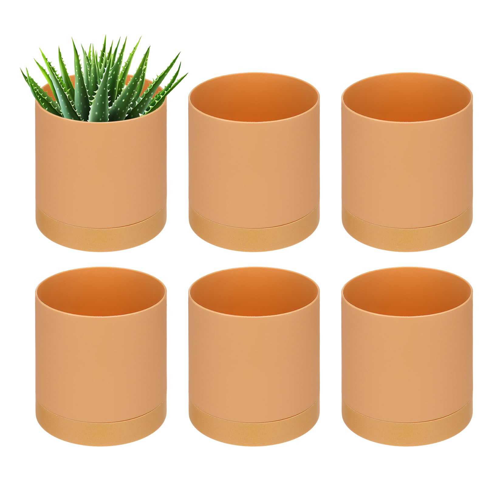 Pot de fleur en plastique pour éviter le pourrissement des racines avec drainage efficace