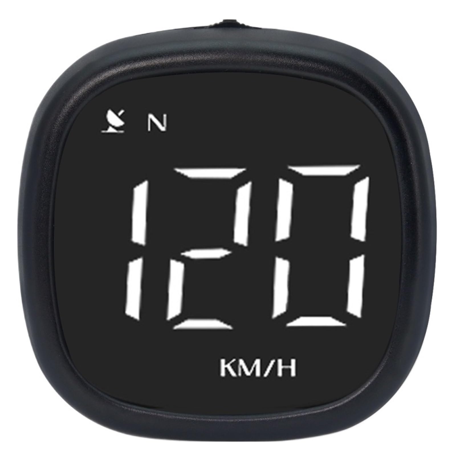 M30 GPS HUD Head Up Display Velocímetro Digital Alarma De Exceso De Velocidad Brújula Fatiga Recordatorio De Conducción Accesorios For Moto Y Coche para todos los vehículos(White)