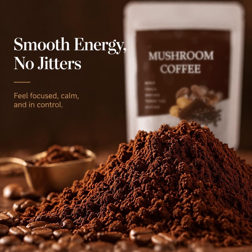 Prebiotyczna mieszanka funkcjonalna kawy espresso z grzybami