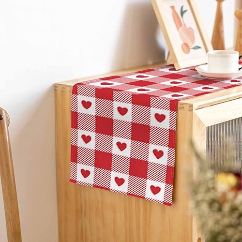 Miniatura 144 de HOSNYE Camino de mesa con flores amarillas de frutas de limón, camino de mesa de lino y algodón para decoración de cocina, mesa familiar, mesa