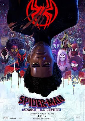 Poster A4 Spider-Man Across The Spider-Verse Film Marvel Comics