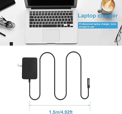 Miniatura 3 de 24W 12V 2A Adaptador de CA para Microsoft Surface RT Surface Pro 1 y Surface 2 1512 1513 1516 1572 Cargador