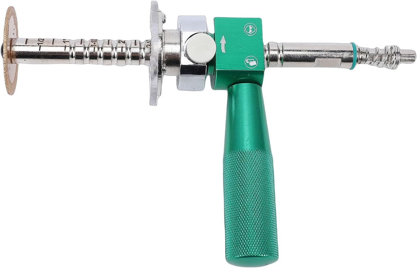 WALFRONT Internal Pipe Cutter, 4 Inch Scale with Adjustable Depth for Precise Cutting, Stainless Steel Handle and Carbide, with High Grit Cutting Wheel for PVC ABS Plastic Pipes 1/2in