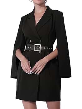 新品タグ付き　Herlipto   Belted Blazer Dress 51DnNV+RtCL._UY1000_.jpg