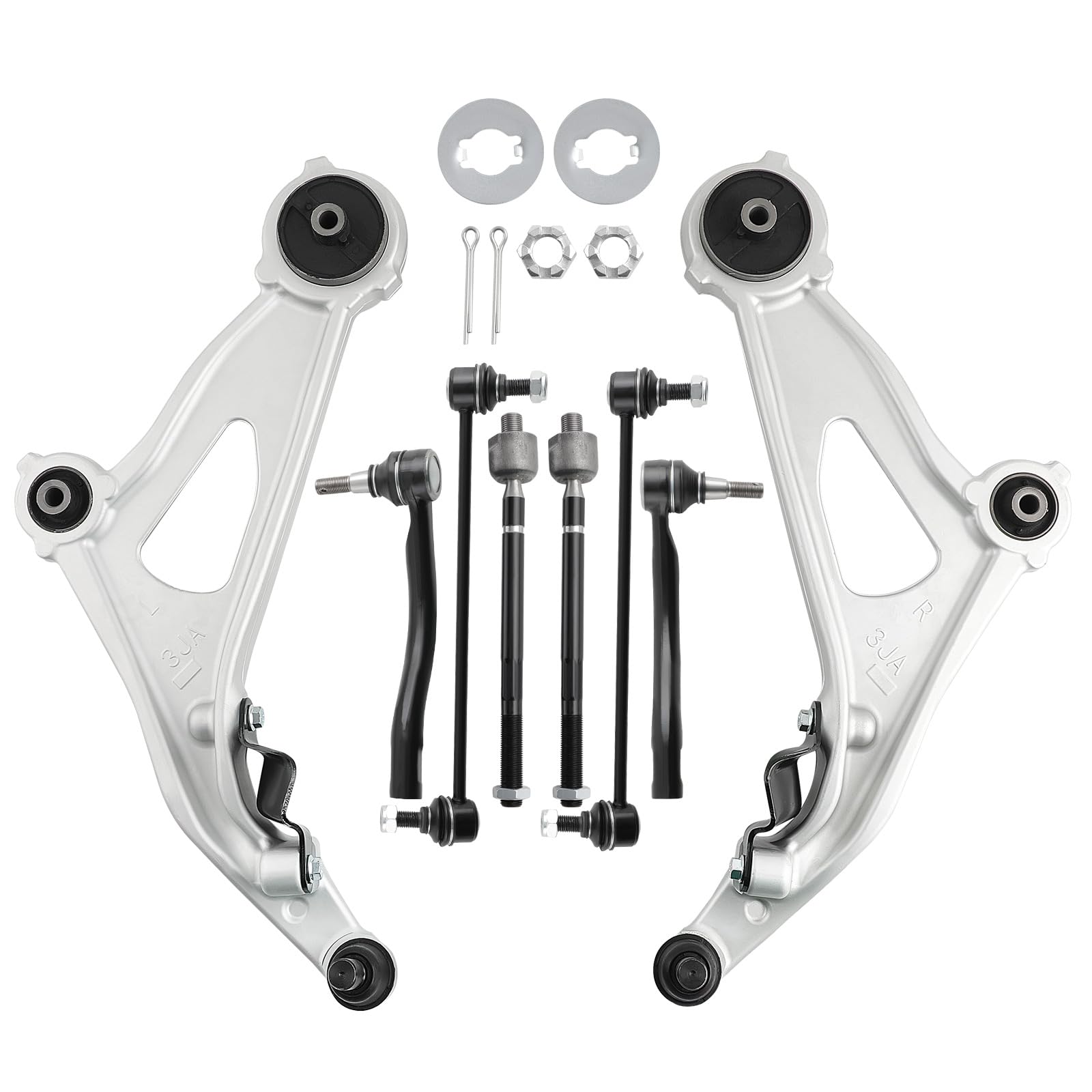 maXpeedingrods 8Pcs Front Suspension Kit for Nissan Pathfinder 2013-2020 Infiniti QX60 2014-2022 Infiniti JX35 2013, Lower Control Arm w/Ball Joint