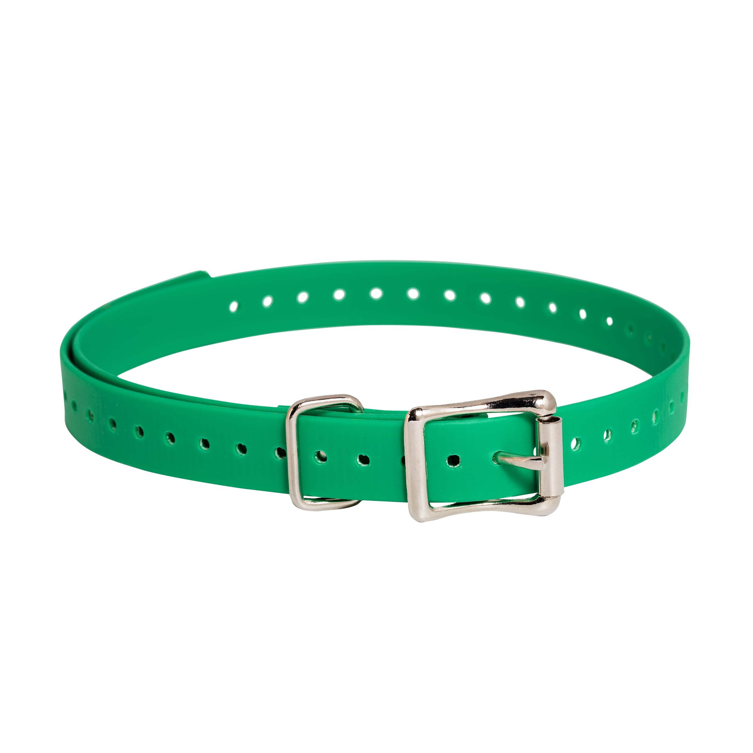 3/4-Inch Collar Strap - Waterproof Replacement Strap for Rugged Outdoor Use - Adjustable Collar with High Visibility - Green