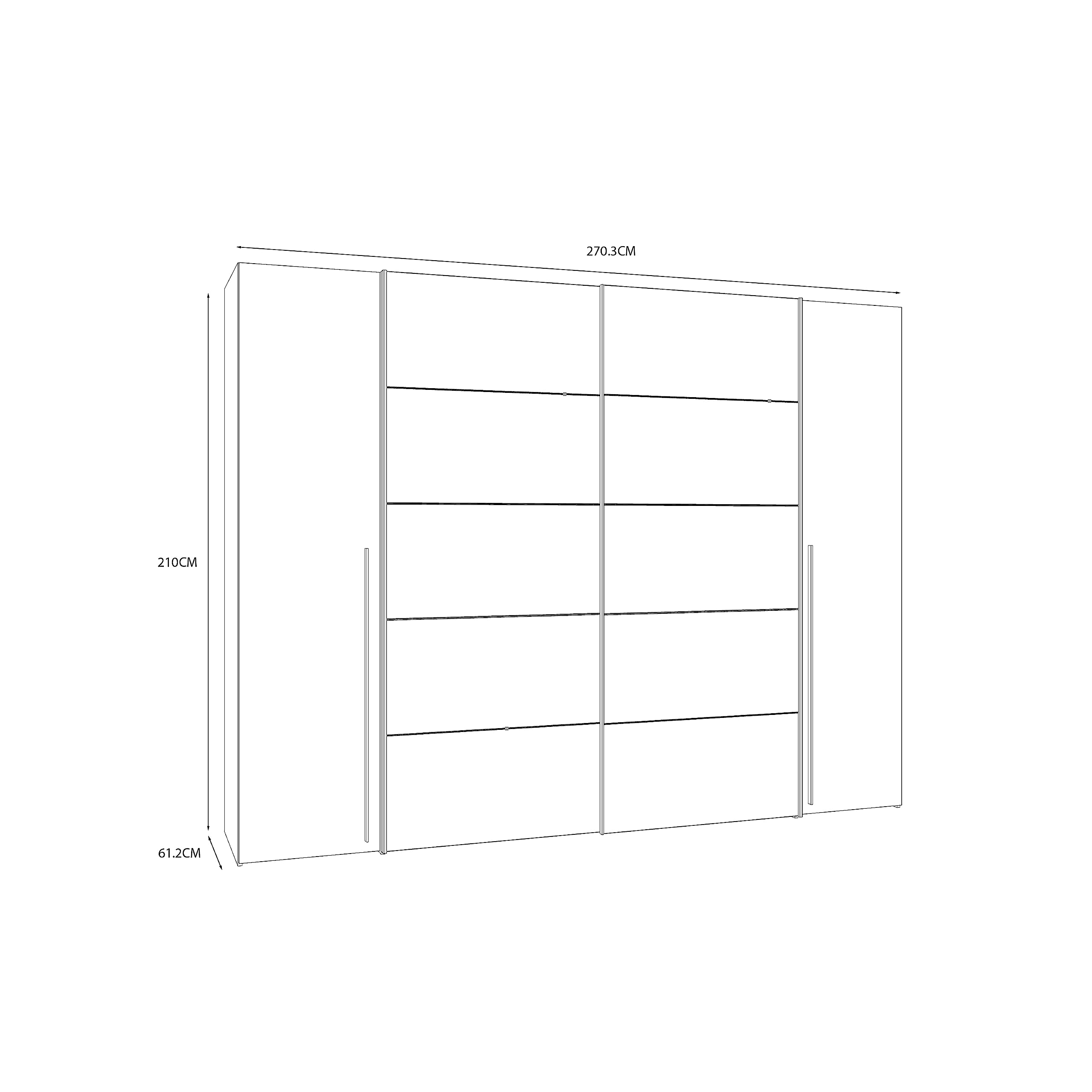 Forte RAYONG Schrank 270 – Bild 4