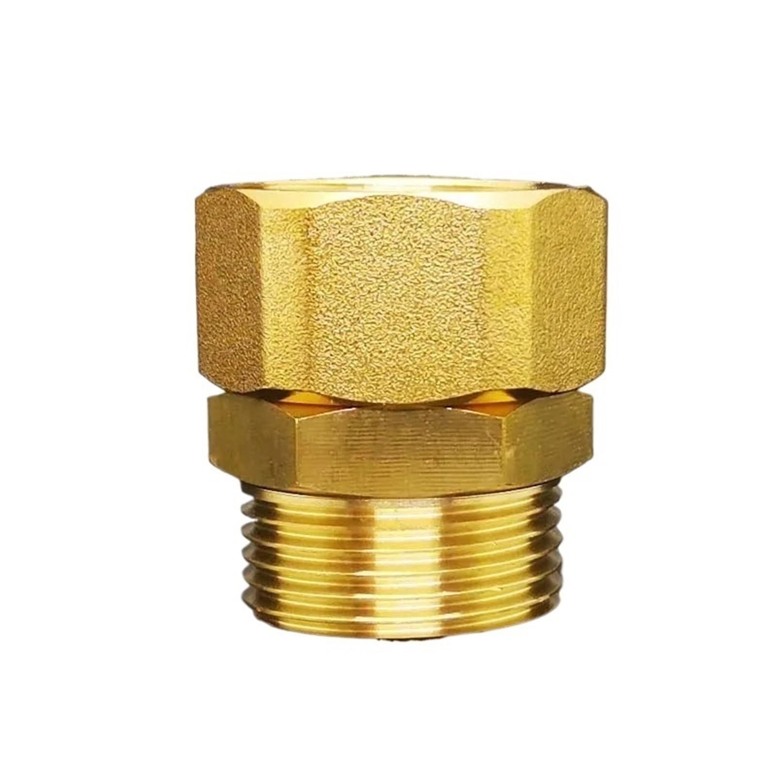 DN15 DN20 DN25 1/2" 3/4" 1" BSP Hembra Macho Unión Acoplador Adaptador Codo Latón Accesorio de Plomería Conector Hogar Jardín Agua(G1 FemalexG1 Male)