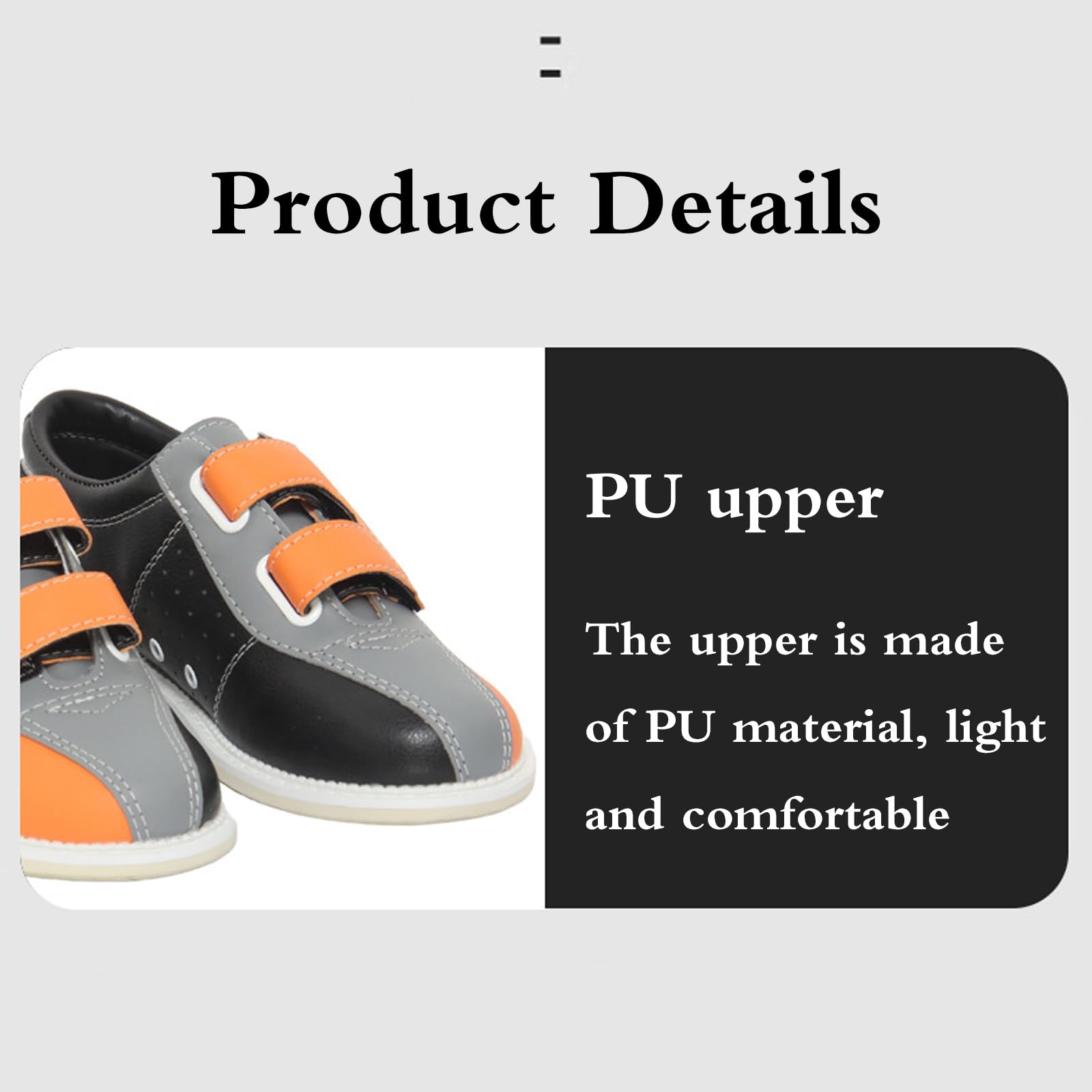 Scarpe da Bowling Leggera,Scarpe da Bowling in Pelle,Scarpe da Allenamento per Bowling,Sport Scarpe da Bowling,Unisex,Antiscivolo Traspirante,Autoadesive,per L'Interno All'Aperto