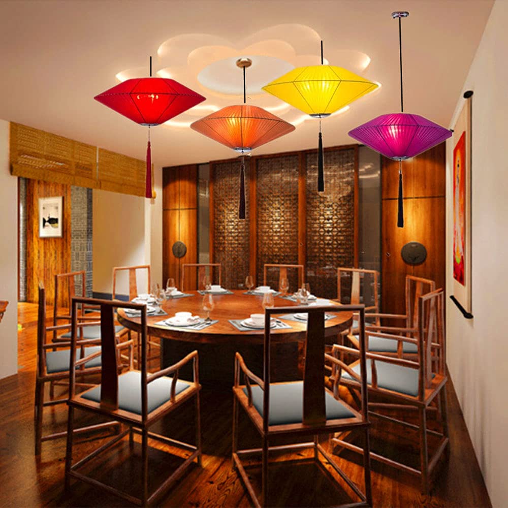Hängelampe Mit 3 Bernsteinfarbenen Glas-Kugeln - Verstellbar, E27, Für Restaurant & Wohnzimmer
