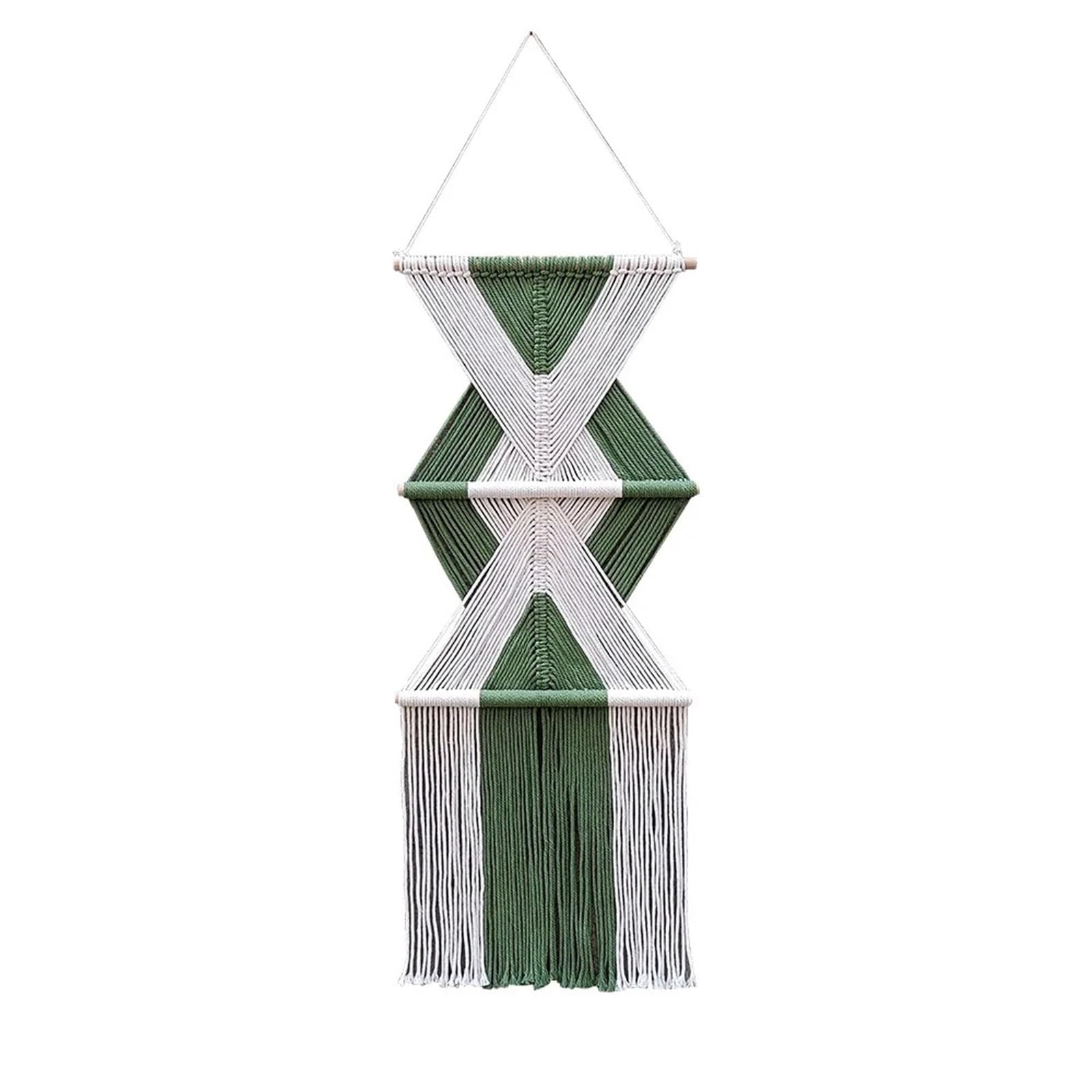 LNNXSZ Hanging Wall Decor Tapestry Handmade Tassels Woven Macrame Room Decor Living Room Wall Home And Decoration For Bedroom Art Aesthetics
