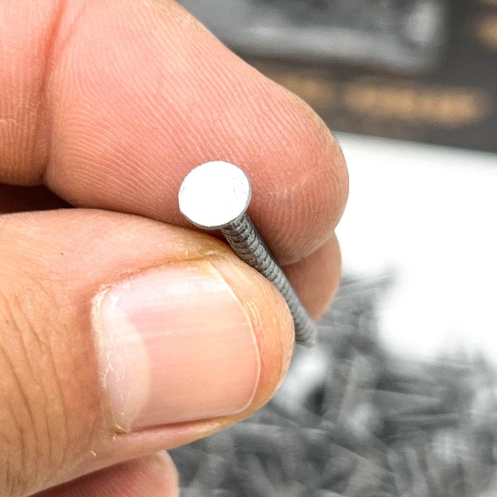 Huttig-Grip Flooring Series Underlayment Nail 1-1/4 inches Ring Shank Bright Finish 3d Size 14 Gauge HGN114ATUL5-5 lb Pack of 1660 Nails