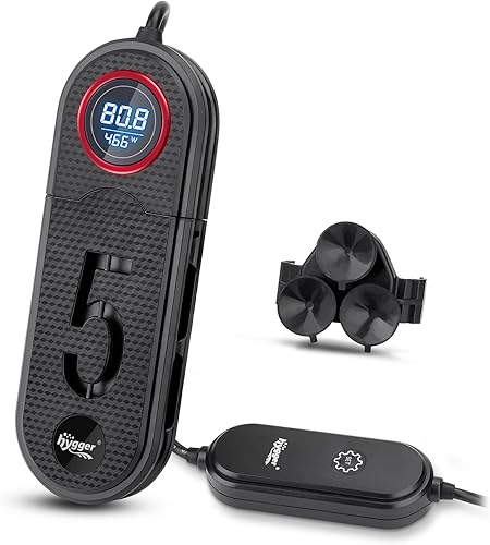 Miniatura 1 de hygger Calentador de acuario de titanio de ahorro de energía actualizado, sumergible digital, calentador de tanque de 800 vatios para protección