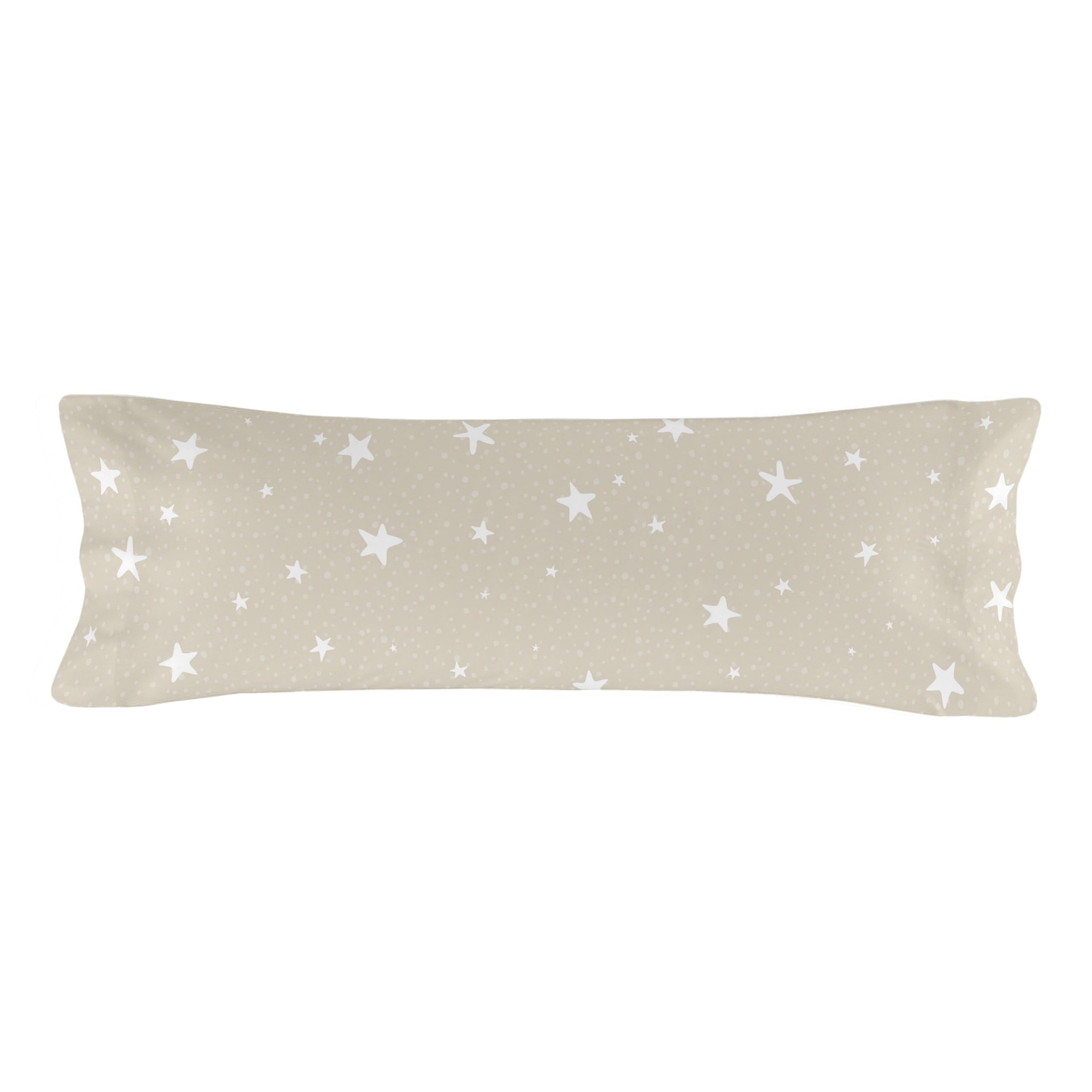Little Star Beige Saco nórdico Beige, 90x200 cm (Cama 90) Sin Relleno, 100% Algodón, Calidad de 150 Hilos