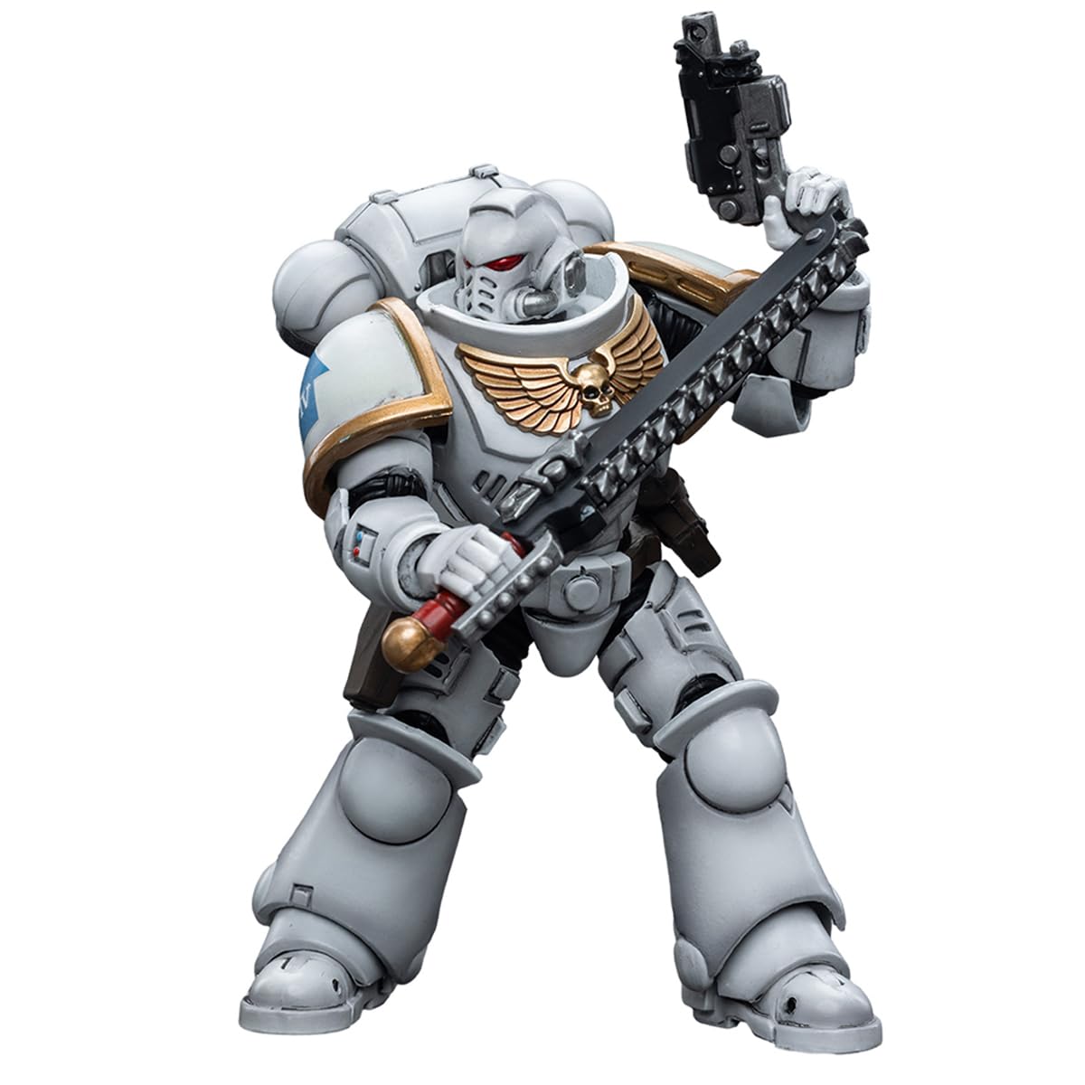 JOYTOY1/18 Warhammer 40,000 Action Figures Space Marines White Consuls Intercessors 1 Collection Model