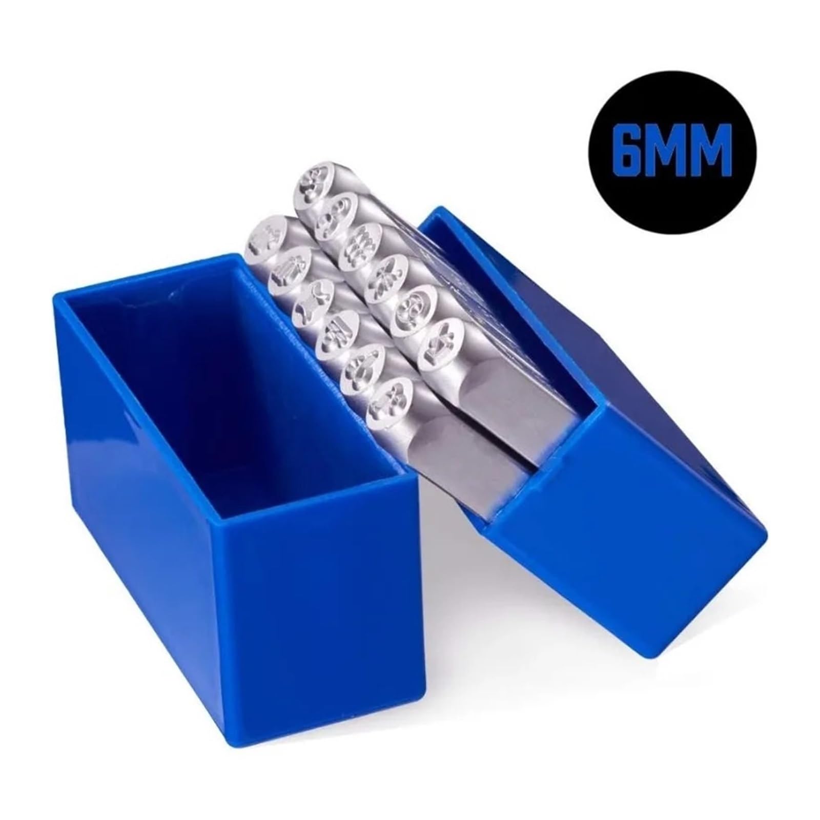 Modelos de letras de acero Perforadora de sello metal con diseño temático | Con caja de herramientas adecuada for estampar joyería en cuero.(AECH04-11621)