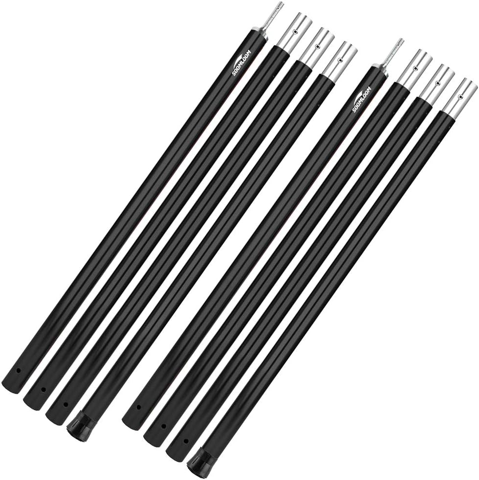 Soomloom テント タープ ウイング 用 ポール 240cm アルミニウム合金 直径28mm ブラック240cm2セット Soomloom Outdoor ポール Amazon Soomloom テント タープ ウイング 用 ポール 240cm アルミニウム合金 直径28mm ブラック240cm2セット Soomloom Outdoor ポール Amazon