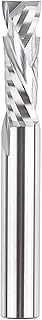 SpeTool Spiral Router Bits Up Down Compression Bit 1/2 inch Cutting Diameter, 1/2 inch Shank HRC55 Solid Carbide CNC End Mill for Wood Carving Engraving Grinding, Milling Cutters for Milling Machines