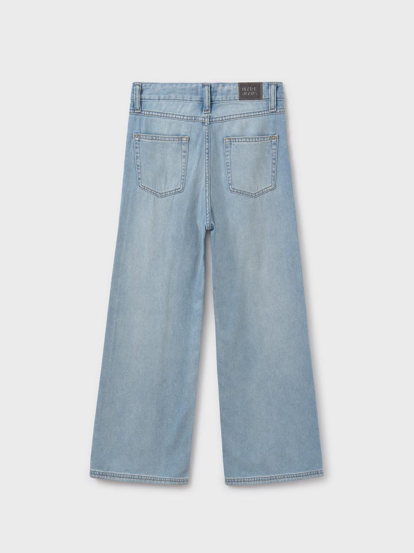 Mayoral Pantalone Lungo Jeans Wide Le per Bambine e Ragazze Chiaro 18 Anni (167-172cm)