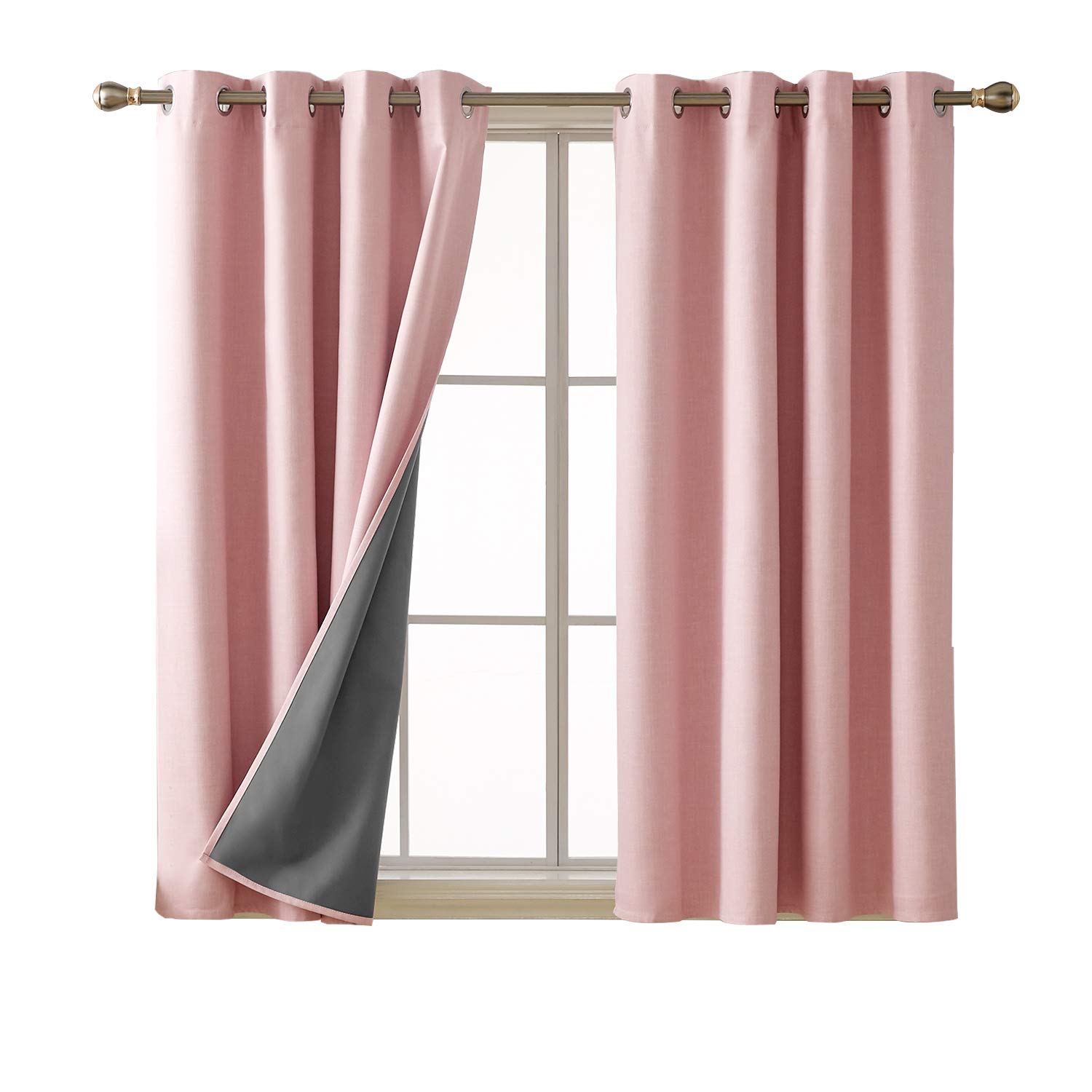 Blackout Pink Curtains Curtains & Drapes 2023