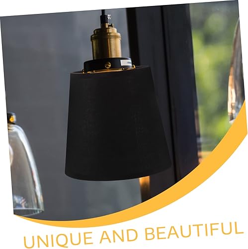 Miniatura 4 de Housoutil Pantalla de lámpara con clip, pantalla de lámpara de pie, pantalla de tambor, pantalla de tela, sombras de bombilla de oficina, decoración