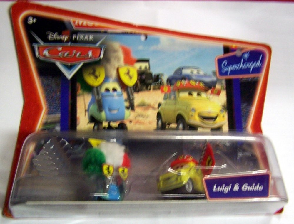 Disney Cars Movie Moments Luigi & Guido Ferrari Fans : Amazon.sg: Toys