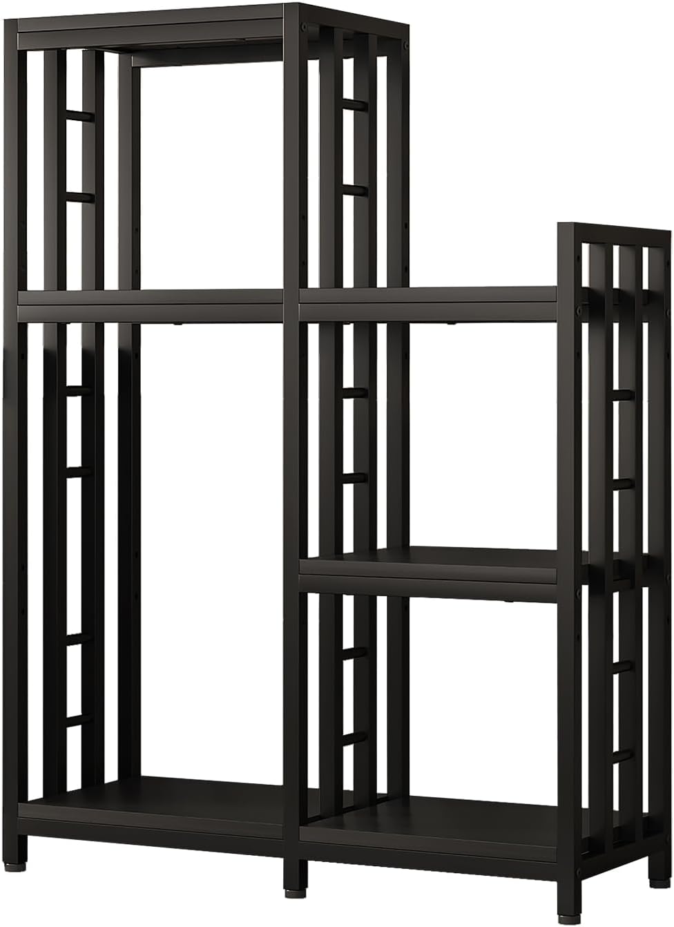 Soporte para microondas de 6 niveles, estante independiente para hornear de cocina, estante de altura ajustable, estante para especias, mini nevera,