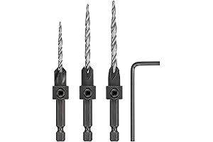 DEWALT 3-Piece Countersink Drill Bit Set, #6, #8, #10 (DW2535)