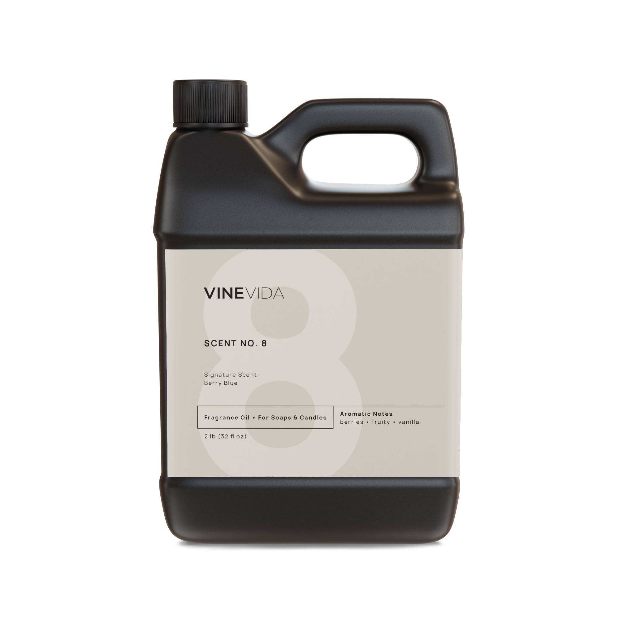 Aceite aromático VINEVIDA de 32 oz con aroma a baya azul para hacer velas, fabricado en EE. UU. Aromas para hacer velas, aceites aromáticos naturales para hacer jabón.
