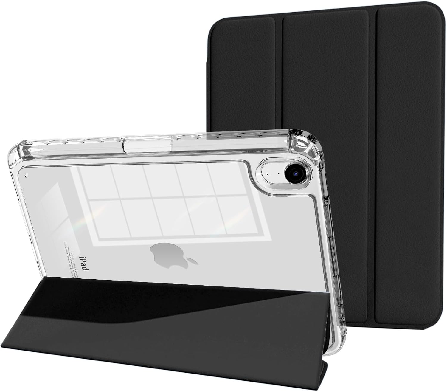 Case for iPad mini 7 (A17 Pro) 8.3 Inch 2024,Transparent-Black