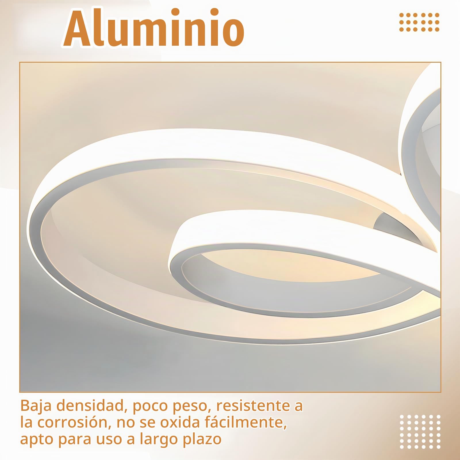 ZMH Lámpara de techo LED para sala de estar: cocina de 30 W y 40 cm en blanco, diseño moderno, lámpara de sala de estar, iluminación de techo cálida de 3000 K para dormitorio | blanco, diseño moderno para sala de estar, luz cálida de techo de 3000 K para