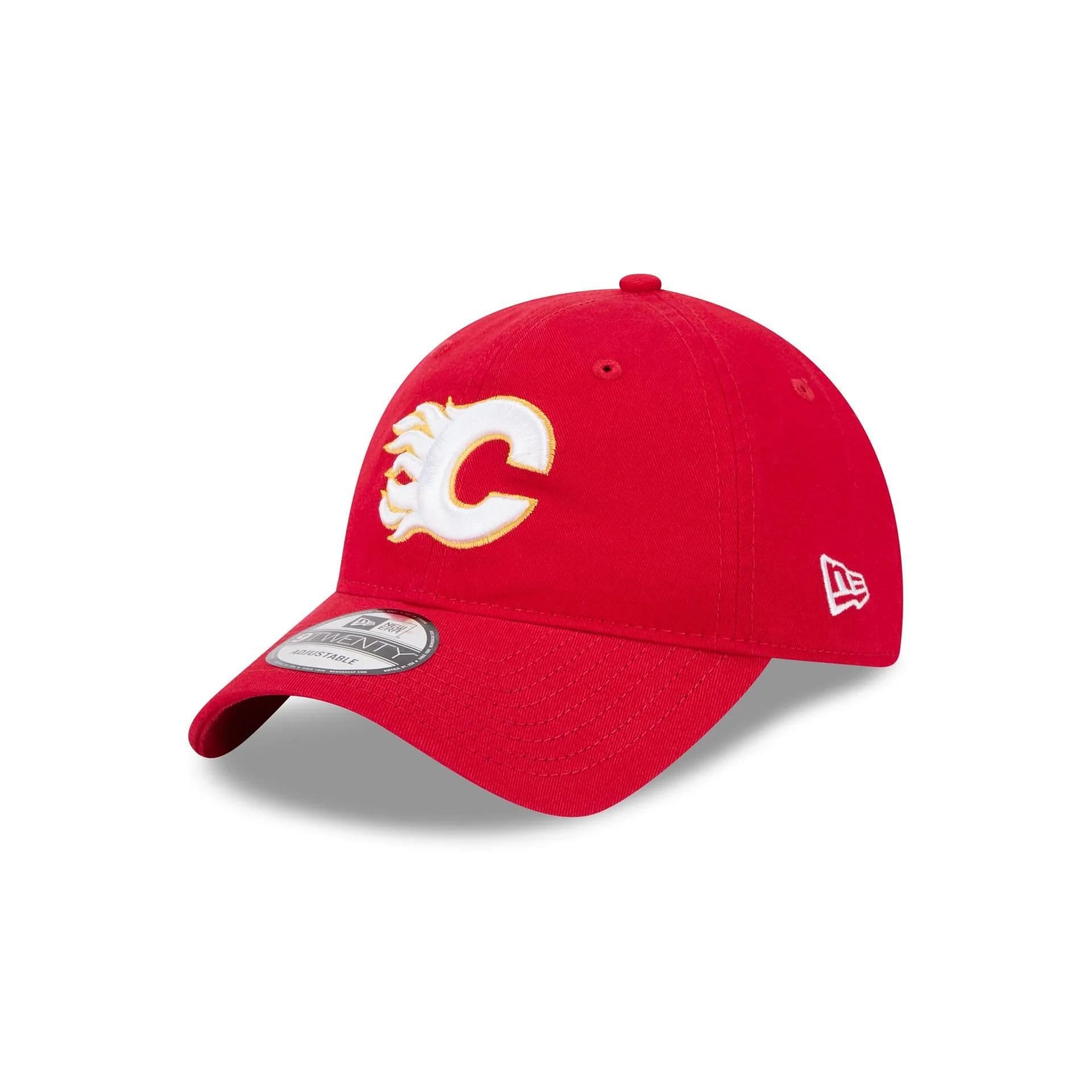 New Era Calgary Flames NHL Injection Red 9Twenty Adjustable Cap