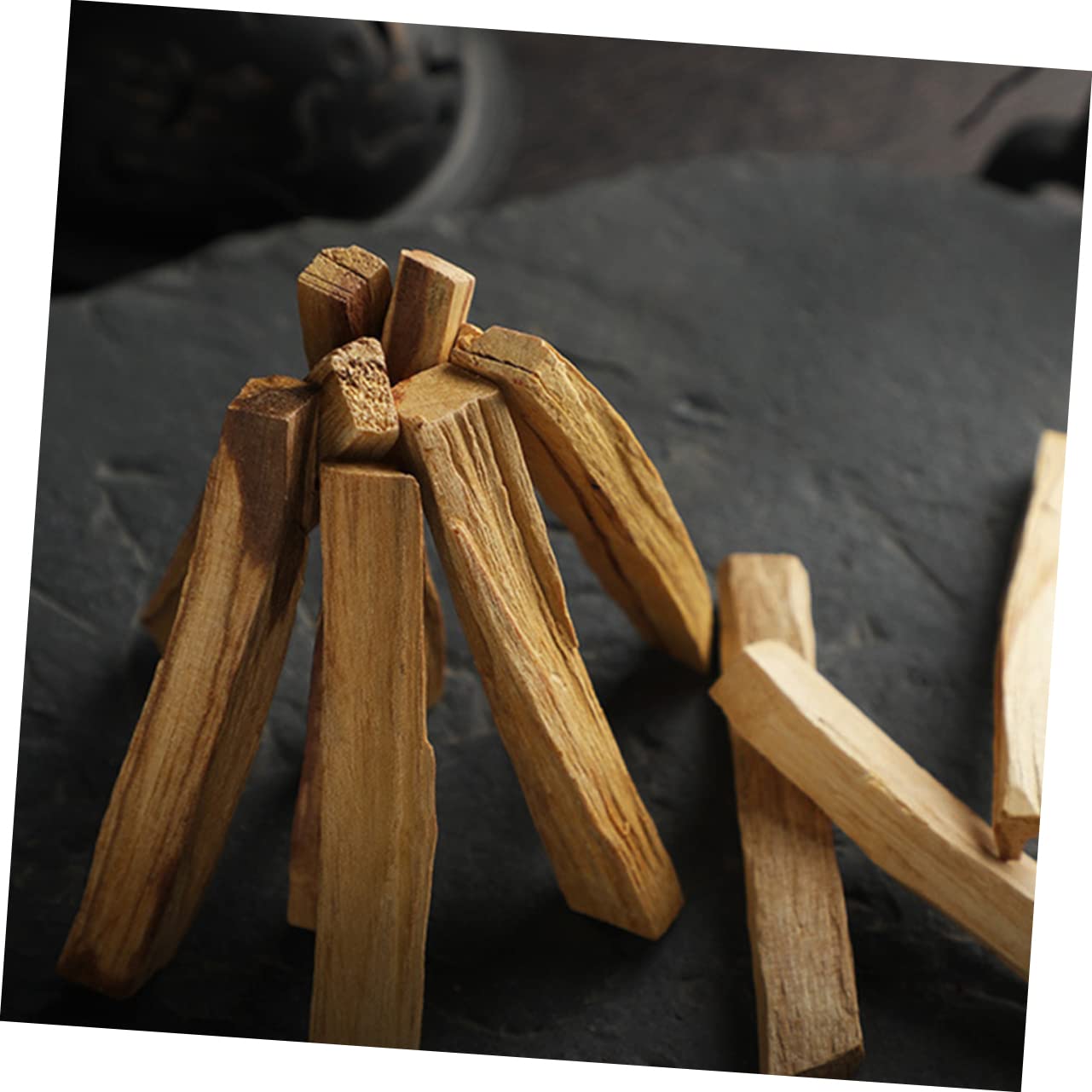 Alipis 20 Piezas Quemando Palos De Madera El Incienso del Oeste Palo De Incienso Natural Palo De Aromaterapia Varitas Ardientes De Aromaterapia Varitas De De Palo Santo