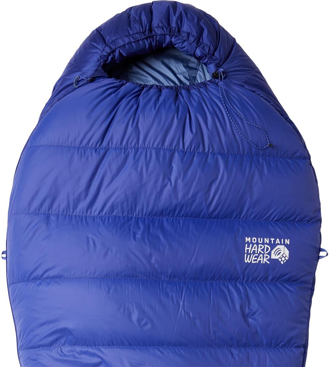 Mountain Hardwear, Bishop Pass Sleeping Bag: 15F Down - Women's, Blue Print, Reg/Right Zip