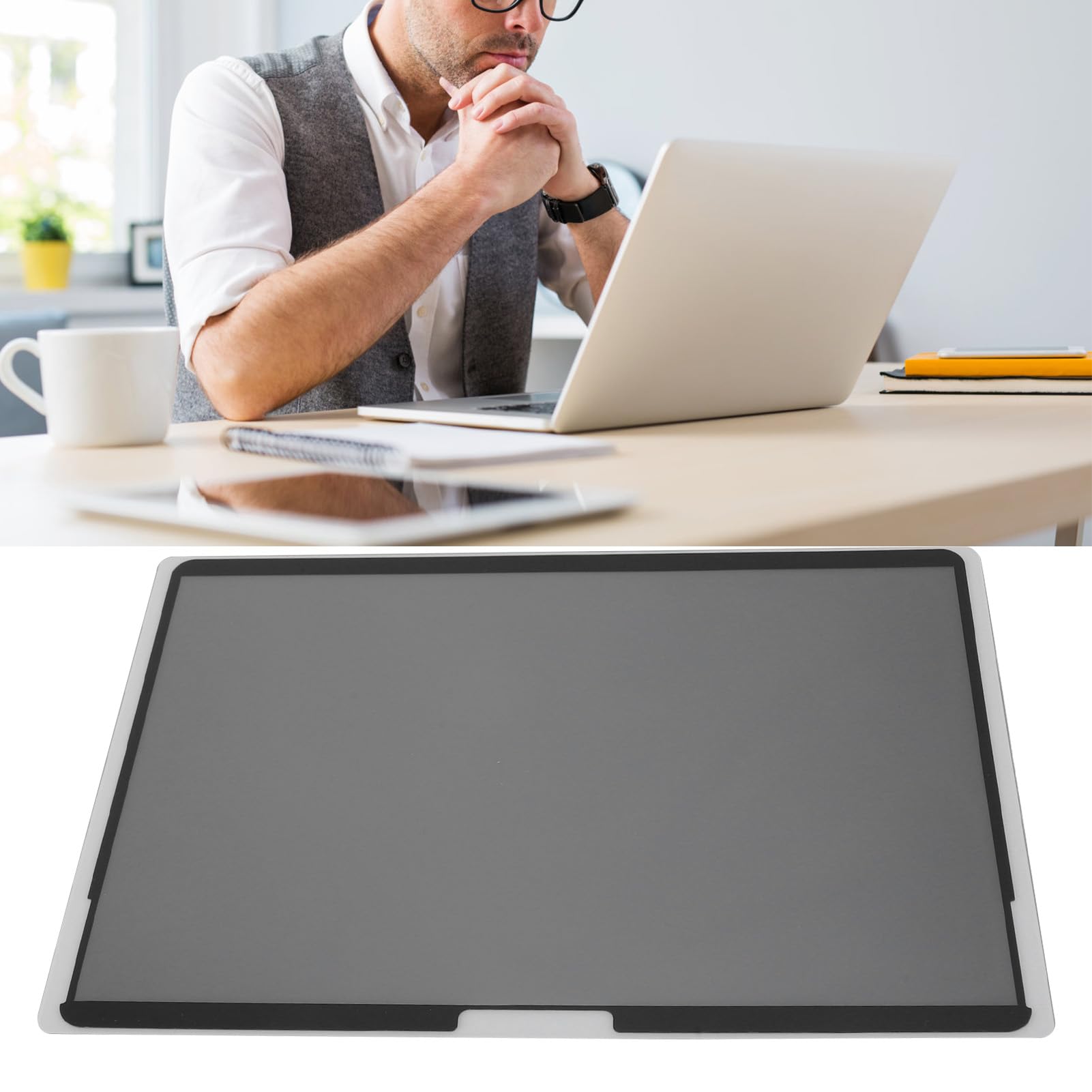 ANGGREK Laptop Screen Private Filter, Precise Cutout Laptop Screen Protector 13 Inch for Notebook