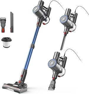 I8 Corded Vacuum Cleaner | 600W 23KPa Strong Suction | 6-in-1 Stick & Handheld | Compatible With INSE For Hard Floor & Car​ ​(Red)