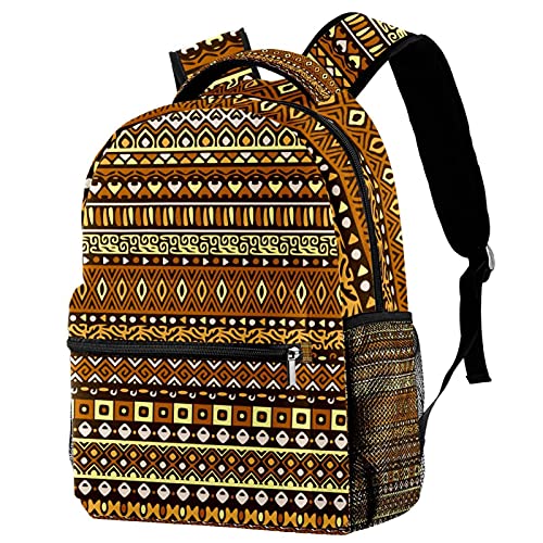Sac à dos campus vintage bohême en toile robuste avec finitions de qualité
