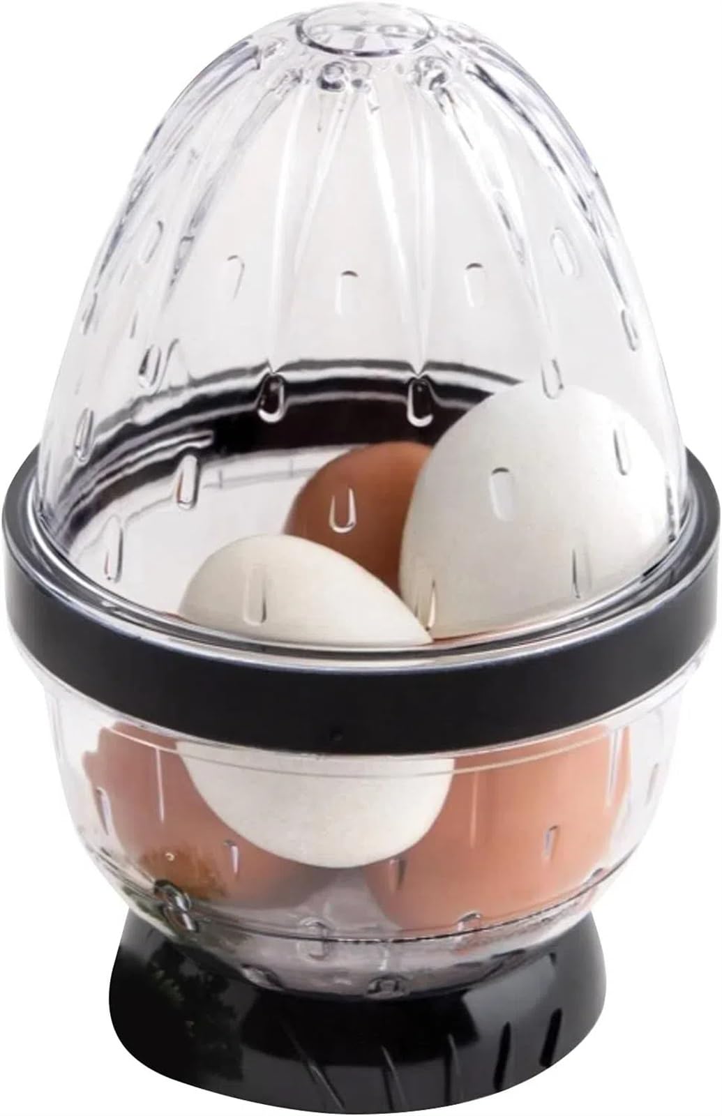 THE WHITE SHOP Hard Boiled Egg Peeler, 5 Egg Capacity – Handheld Specialty Kitchen Tool Peels Egg Shells in Seconds