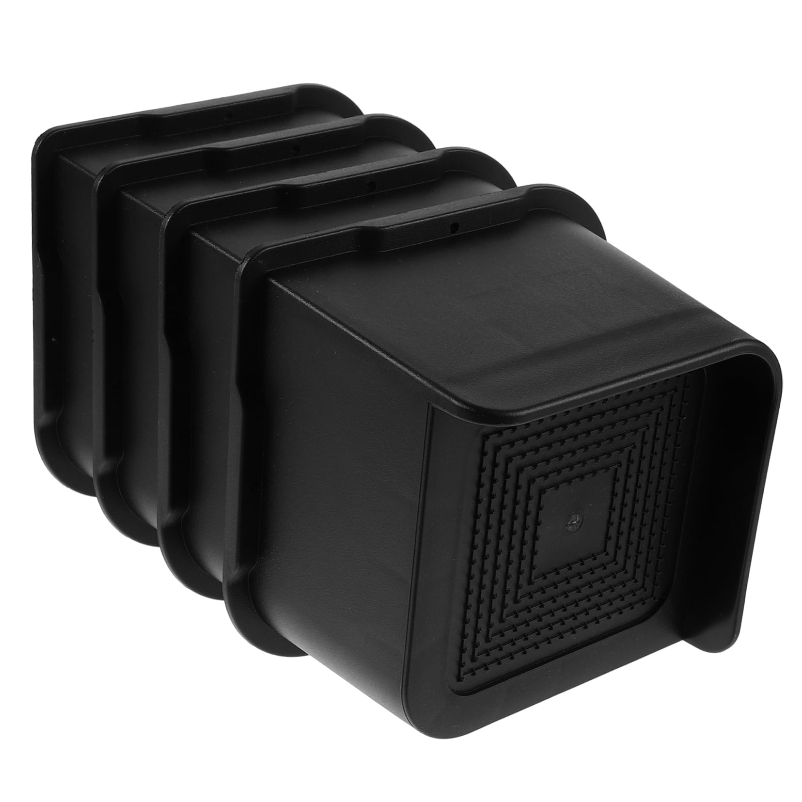 Balacoo 4pcs Scratch Furniture Risers for Bed Couch Desk Heavy Duty Floor Protectors Non- Design Height for Stability