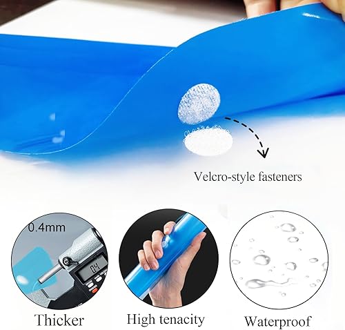 Miniatura 10 de Paquete de 12 sobres de plástico con 11 agujeros, carpetas expandibles para documentos de 234 anillos con botón a presión y etiquetas, hojas sueltas