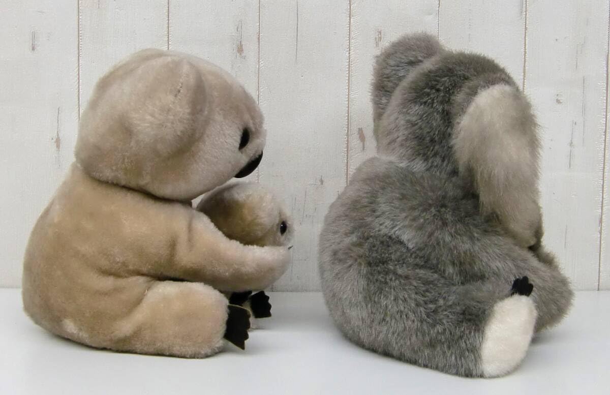 Amazon.co.jp: ＊ぬいぐるみ ＊コアラ 親子 抱っこ ＊2点まとめ ＊手が