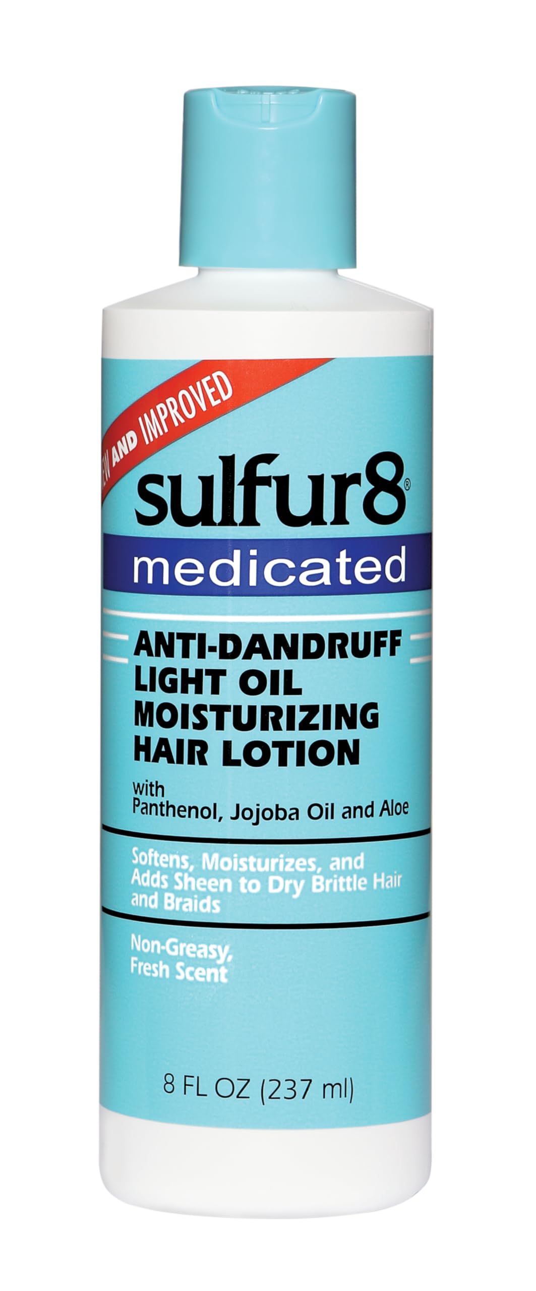 Medicated Anti-Dandruff Oil Moisturizing Hair Lotion for Dry Scalp Relief, Lightweight Daily Scalp Treatment & Itch Control, 8 Fl Oz